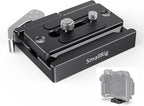 SMALLRIG Universal Quick Release Mount Plate Kit for Arca-Type, Built in Clamp and Plate, with 1/4''-20 & 3/8''-16 Threaded Holes- 2144B