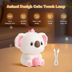 ICARER FAMILY Baby Night Light with Touch Sensor, Koala Rechargeable Nursery Lamp for Kids Room, Dimmable Soft LED Nightlight for Breastfeeding, Bedside, Sleep Aid (Koala)