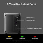 EF ECOFLOW Solar Generator DELTA 3 1000 Air with 110W Solar Panel, 960Wh LiFePO4 (LFP) Battery, 500W AC Output Portable Power Station for Home Backup, Power Outages, Camping & RVs