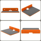 TXEsign Wall Shelves - 2 Pack, Small Wall Mount for Speaker, Webcam, Cell Phones, Display Shelf (Orange, Medium)