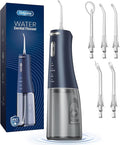 Onlyone Rechargeable Cordless Water Flosser with Adjustable Water Pressure for Daily Oral Care, Power Dental Flosser for Home and Travel Use, Portable Oral Irrigator for Sensitive Gums and Braces Care
