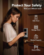Devo G1 Video Smart Lock with Camera&Doorbell,6-in-1 Keyless Entry Door Lock with App Remote,Fingerprint ID,Auto Locks,Built-in Wi-Fi Smart Deadbolt for Front Door,Easy Install,Waterproof,BHMA Grade 3