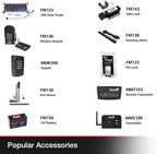 Mighty Mule MM371W-SOL Automatic Gate Opener Black mEDIUM