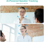 RayBit 4K Pro Audio and Video Conference Room Camera with Remote Control for Windows TV, AI-Powered HD Webcam with Microphone & Speaker for Desktop Computer/PC/Monitor/Laptop/Teams/Zoom/Skype