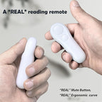 SK SYUKUYU RF Remote Control Page Turner for Kindle Reading Ipad Surface Comics, iPhone Android Tablets Reading Novels Taking Photos(White)