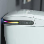 WOODBRIDGE ADA Height Smart Toilet – Auto Lid Open/Close, Foot Sensor, Zero Pressure System, Aromatherapy System, Self-Cleaning Nozzle, Multi-Function Washing & Warm Air Dry