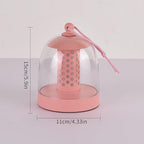 MKLK Camping Lantern, IPX4 Waterproof Touch Control LED Night Light, USB Rechargeable & Long Lasting Battery, Portable Hanging Tent Lamp for Outdoor Camping Hiking Backpacking, Pink