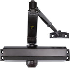 Boomerang Medium Duty Automatic Commercial Door Closer - D703 Hydraulic UL 3 hr. Fire Rated Closer, Surface-Mounted Size 3 for Home & Light Commercial Doors, Dark Bronze (US10B)
