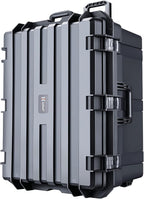 Lykus HC-7240 Large Waterproof Hard Case with Wheels and Customizable Foam, Interior Size 28.3x21.6x15.6 inch, Suitable for cameras, lenses, electronic equipment and more