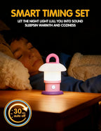Sgohevn LED Night Light for Bedroom - Tap Control Table Lamp with 3 Brightness Levels, USB Rechargeable & Battery Powered Bedside Lamp for Kids and Nursery Christmas Gifts for Birthday