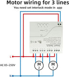 Newgoal 4 Channel Smart WiFi Relay Switching Module USB 5V/AC85V-250V, Supports Bluetooth Control, eWeLink App Remote Control, for Alexa Google Home