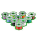 BNTECHGO 22 Gauge Silicone Wire Kit 10 Color Each 25 ft Flexible 22 AWG Stranded Tinned Copper Wire