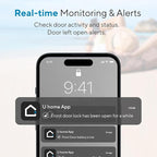 ULTRALOQ 2025 Upgrade Bolt NFC Smart Door Lock, Built-in WiFi Deadbolt 6-in-1 Keypad Keyless Entry Door Lock & Door Sensor,Auto Unlock,IP65 Waterproof,Easy Installation,BHMA Grade AAA