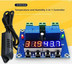 XH M452 Digital Temperature Humidity Control Module with Dual Relay Output and Integrated Detection Probe for Fast Response Environmental Monitoring