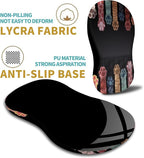 Hokafenle Ergonomic Mouse Pad Wrist Support with Massage Design, Wrist Rest Pain Relief Mousepad with Memory Foam&Non-Slip PU Base, Mouse Pads for Wireless Mouse & Desk (12x8 inch,Paw)