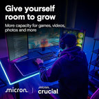 Crucial T710 PCIe Gen5 NVMe 2TB SSD – Heatsink, Up to 14,900 MB/s, Laptop & Desktop Compatible (PC), for Creatives and Hardcore Gamers, Solid State Drive, Includes 1Mo Adobe CC – CT2000T710SSD5-01