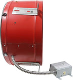 Maxx Air Professional Grade Gable Mount | Power Attic Ventilator, 2.6-Amp 60-Hz Motor and 14-Inch Blade | Quiet Home Attic Fan 1300 CFM | 1,850 SQ. FT. (Red)