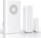 Wireless Door Sensor Chime, Door Open Alarm When Entry Business/Office/Store (500ft Range 51 Ringer Adjustable Volume) Home Alert Bell for Kid/Toddler Safety