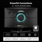 Z-Edge 32 inch Curved Gaming Monitor, FHD 1080P 240Hz Curved Monitor,1500R Computer Monitor, MPRT 1ms Monitor, UG32P 1X DP 1.4 Ports and 2X HDMI 2.0 Ports