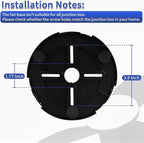 Glowall Small Ceiling Fan with Lights, 25" Flush Mount with Remote Control, Reversible Quiet DC Motor, Black, 3 Blades, 6 Speeds, Dimmable LED, Adjustable Color Temperature, Timer