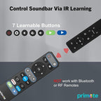 Primote Remote w/Backlit for Fire& Roku Smart-TVs, Including Insignia-Toshiba-TCL-Hisense-ONN-Sharp-Pioneer-Element-Westinghouse Fire/Roku TV (Not for Stick or Box