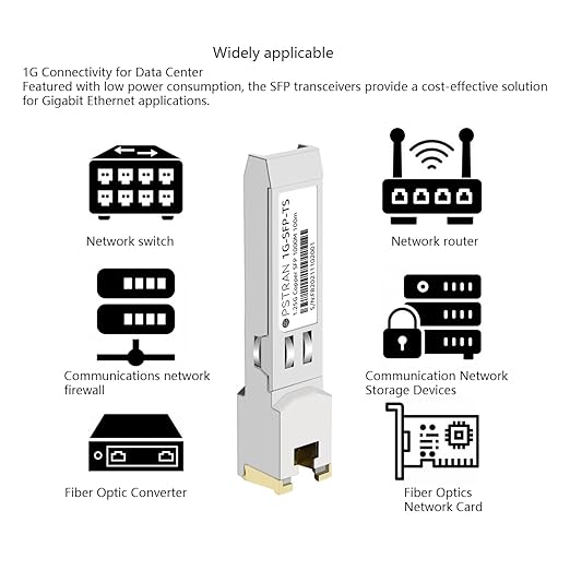 OPSTRAN 10/100/1000BASE-T SFP SGMII Copper Transceiver Module Compatible with Juniper Networks EX-SFP-1GE-T RJ45 100m Cat5e/6