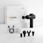 Mebak 7 Massage Gun, Massage Gun Deep Tissue for Pain Relief, Muscle Massager for Home, Office & Gym, 5 Speed Levels