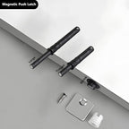 10 Pcs Magnetic Push Latches for Cabinet Push to Open Door Latch Soft Quiet Close Closers Push to Open Cabinet Door Latch for Closure Cabinet Drawer Wardrobe Kitchen Door (Large)