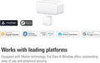 Eve Door & Window (Matter) 3 Pack – Smart Contact Sensor for Doors & Windows, Open/Closed State, Automatic Control of Accessories, Matter Over Thread, Apple Home, Alexa, Google Home, SmartThings