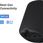 WiiM Sound Lite Smart Speaker, Hi‑Res 24‑bit/192 kHz, AI RoomFit™ Room Correction, 100W Peak, Wi‑Fi 6E/Bluetooth 5.3, Multi‑Room & Stereo Pairing, Black