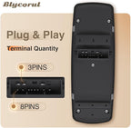 Blycorul Master Power Window Switch Driver Side Replacement for 2011-2020 Chrysler 300 Chrysler 200, 2011-2019 Dodge Charger, 2016-2022 Ram 1500/2500/3500 - Replaces OEM 68139805AB, 56046823AE