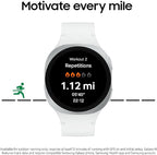 Samsung Galaxy Watch 8 (2025) 44mm Bluetooth Smartwatch, Cushion Design, Fitness Tracker, Sleep Coaching, Running Coach, Energy Score, Heart Rate Tracking, Silver [US Version, 2 Yr Warranty]