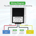 DC 24V Step Down to 12V 30A 360W Converter Regulator Waterproof Buck Power Supply Reducer Regulator Transformer Voltage Module for Golf cart Club car