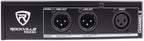 Rockville RX230 2-Way Stereo/3-Way Mono Crossover, XLR Input/Output, Adjustable Crossover Range, 24 dB/Octave Filters, Rack-Mountable for DJs and Live Sound