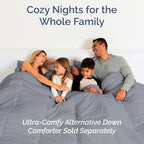 Full XL Bed Sheet Set - 4 Piece Extra Long Extended Full XL Sheets - Soft, Breathable & Cooling - Fits 8” to 16" Mattress w/ Deep Pockets - 54" x 80" - Easy-Fit, Wrinkle & Fade Resistant - Steel Blue