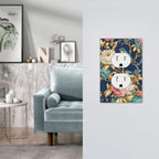 Bvtewkhz Floral Birds Morris Duplex Outlet Decorative Outlet Covers Light Switch Plate Electrical Receptacle Switchplate For Bathroom Kitchen Bedroom