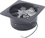 XUFOPLY 12 Inch Exhaust Fan, 110V 125W Wall Mounted Vent Fans 2800RPM Kitchen Bathroom Windows Fan Metal Extractor Fan for Attic, Garage, Window Ventilation (Black, 12 Inch)