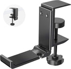 tempsnug Aluminum Headphone Stand Hanger Foldable with Cable Organizer Headset Holder, Non-Slip Desk Hook Space Save Universal Headphone Mount
