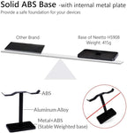 Avantree Neetto HS908 - Dual Headphones Stand for Desk, Aluminum Alloy & Metal Gaming Headsets Holder Hanger