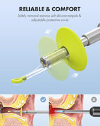 Anykit Digital Otoscope with Gyroscope, 4.5 Inches Screen, 3.9mm Ear Scope Camera with 6 Lights, Ear Wax Removal Tool, 32GB Card, Supports Photo Snap and Video Recording