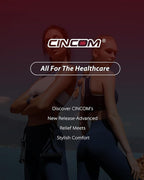 CINCOM Leg Massager with Heat and Air Compression, Cordless Calf Massager for Circulation and Pain Relief, Rechargeable Leg Compression for Edema Relief