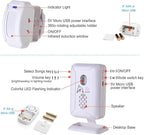 Upgraded Version Bed Sensor Alarm and Fall Prevention for Elderly/Dementia and More,Caregiver Pager Motion Sensor Alert with 5 Volume Level,Bed Alarm for Elderly Adults Wireless