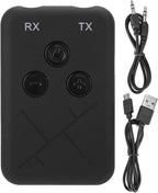 Jectse Transmitter Receiver 2 in 1 Wireless Home Audio Assist 3.5mm Device, Receiver Start Audio Transmitter Adapter, Extra Long Life