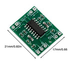 5PCS PAM8403 2x3W Class D Digital Amplifier Board - Ultra-Mini Power Amplifier Module with 2.5-5V Input USB Power Supply for Audio Speakers and Sound Systems (Without Potentiometer)