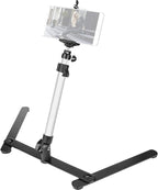 ChromLives Photo Copy Stand Pico Projector Stand with Phone Clamp Overhead Phone Mount Smartphone Compatible Tripod
