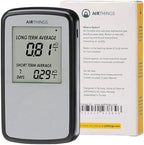 Airthings Corentium Home Radon Detector 223 Portable, Lightweight, Easy-to-Use, (3) AAA Battery Operated, USA Version, pCi/L