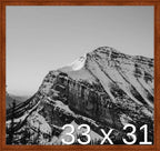 Frame It Easy 33 x 31 Russet Wood Frame (Derby)