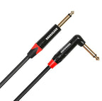Rannsgeer 2 Pack 1/4 Inch TS Right Angle to 1/4 Inch TS 1 Feet Cable (1 Ft 2 Pack)