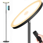 marctronic Upgraded Torchiere Floor Lamp,36W 3600LM Super Bright LED Floor Lamp for Living Room Bedroom Office, Dimmable Modern Standing Tall Lamp with Remote & Touch Control
