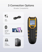 Inateck Barcode Scanner Wireless,Portable Bluetooth Barcode Scanner with Screen,1D Code Scanner Kabellos 2.4GHz,Handscanner with APP and SDK, BCST-49